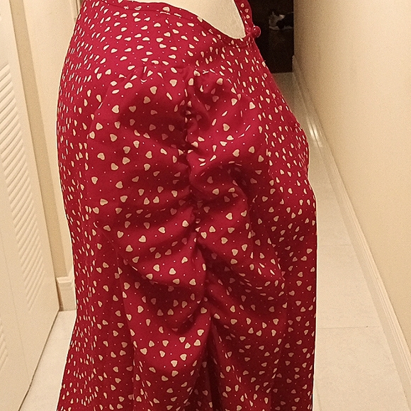 Red Blouse With White Hearts ❤️ NWOT - Picture 3 of 4